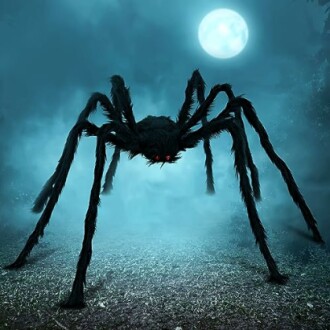 JOYIN 5 Ft. Halloween Outdoor Decorations Hairy Spider