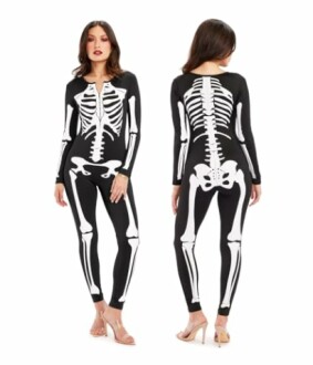 Tipsy Elves Skeleton Bodysuit